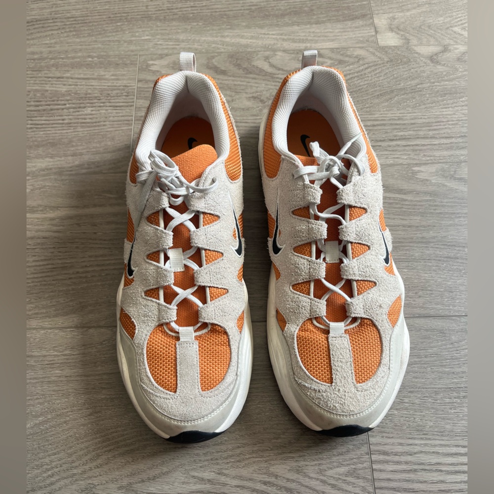 Nike Gray & Orange Tech Hera Sneakers Athletic Shoes Size 15 Men’s - Picture 3 of 10